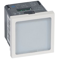 Etikethouder LED-verlichtb.keuze lichtsterkte 02.W of 1W 2mod. blauw